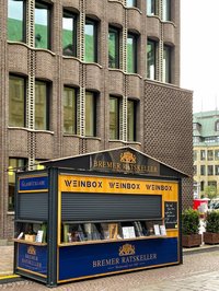 Verkaufsstand Weinbox Bremer Ratskeller BHB Bremer Landesbank